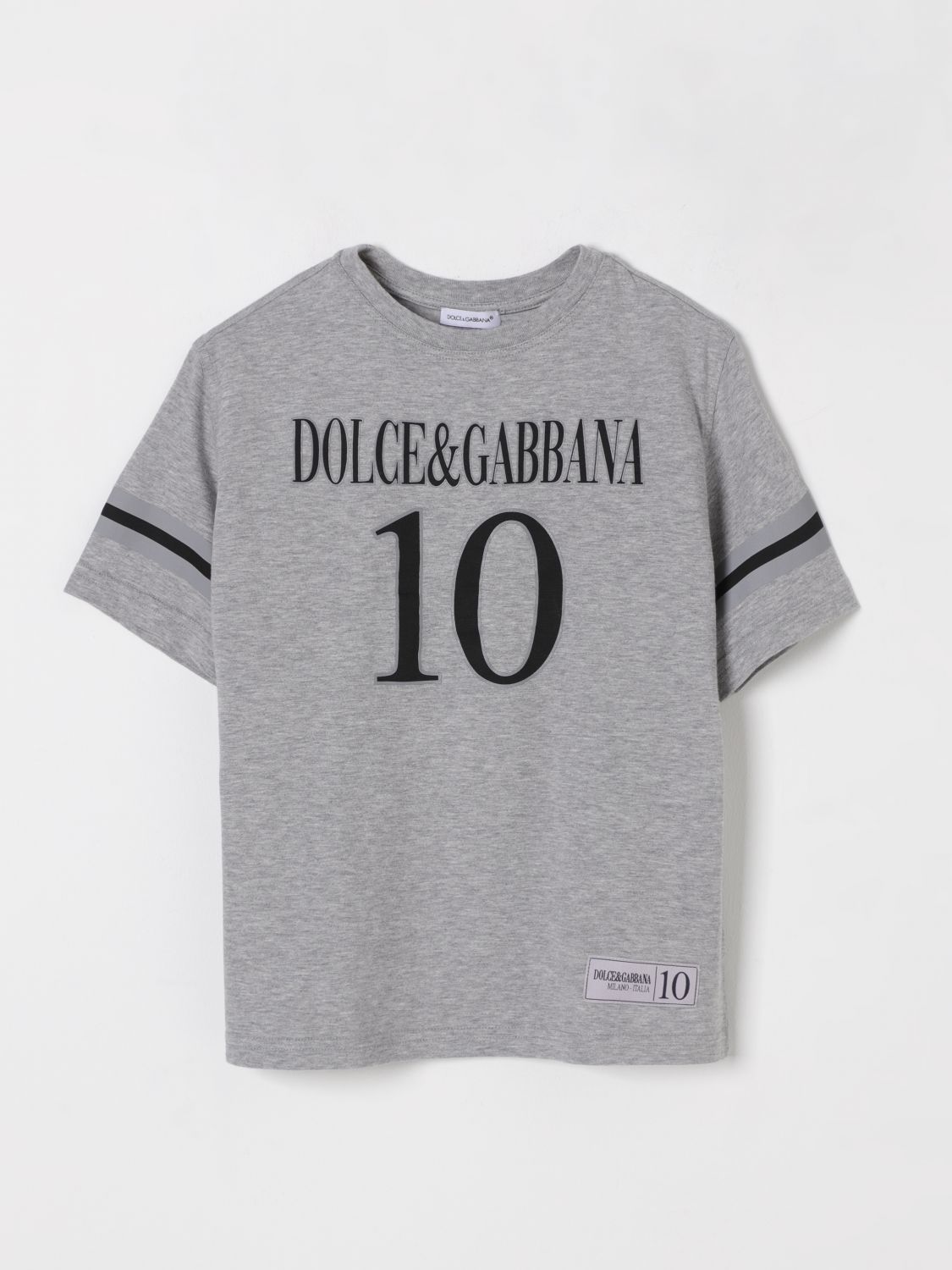 DOLCE & GABBANA T-SHIRT: T-shirt kids Dolce & Gabbana, Grey - Img 1