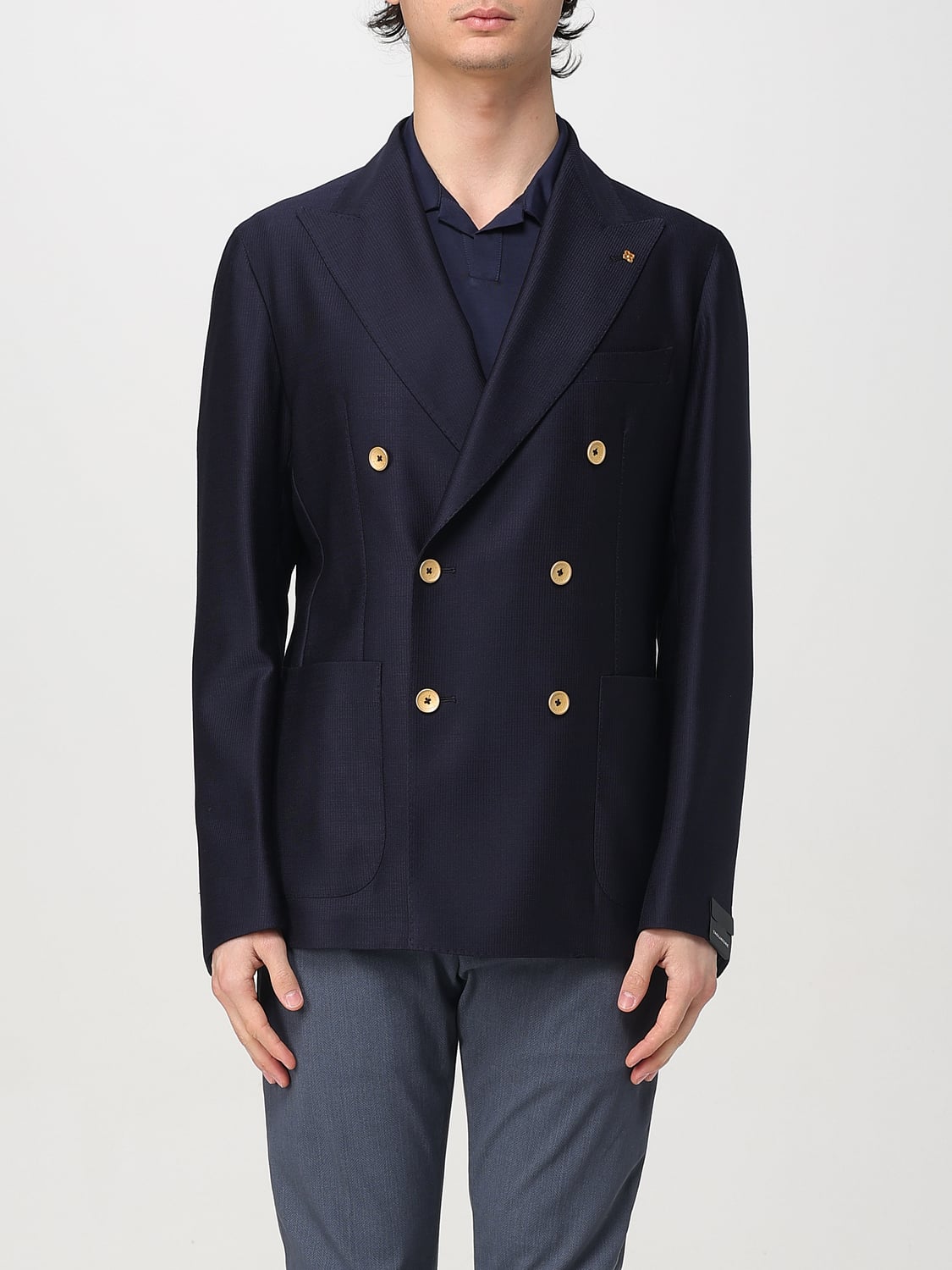 TAGLIATORE BLAZER: Jacket men Tagliatore, Blue - Img 1