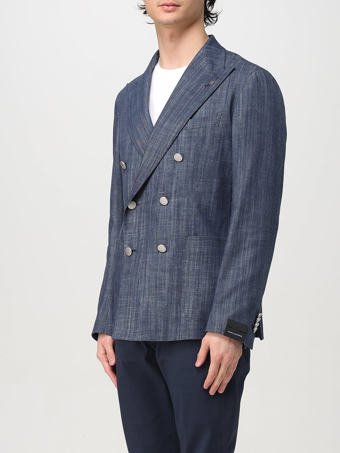 TAGLIATORE BLAZER: Jacket men Tagliatore, Blue - Img 3