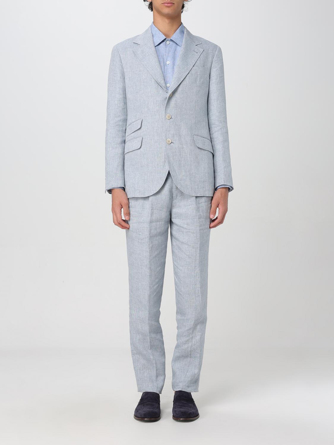 BRUNELLO CUCINELLI SUIT: Suit men Brunello Cucinelli, Grey - Img 1