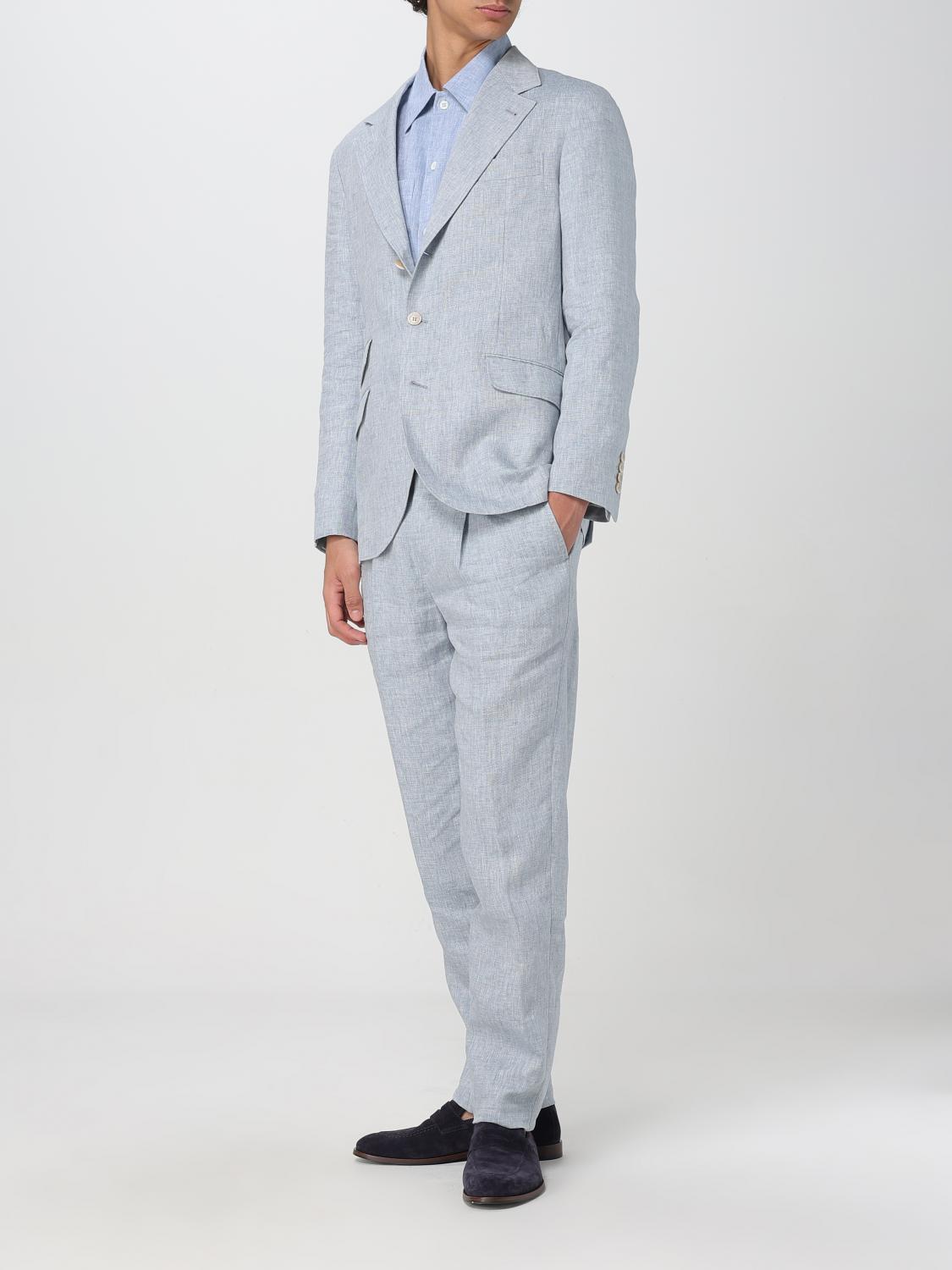 BRUNELLO CUCINELLI SUIT: Suit men Brunello Cucinelli, Grey - Img 2