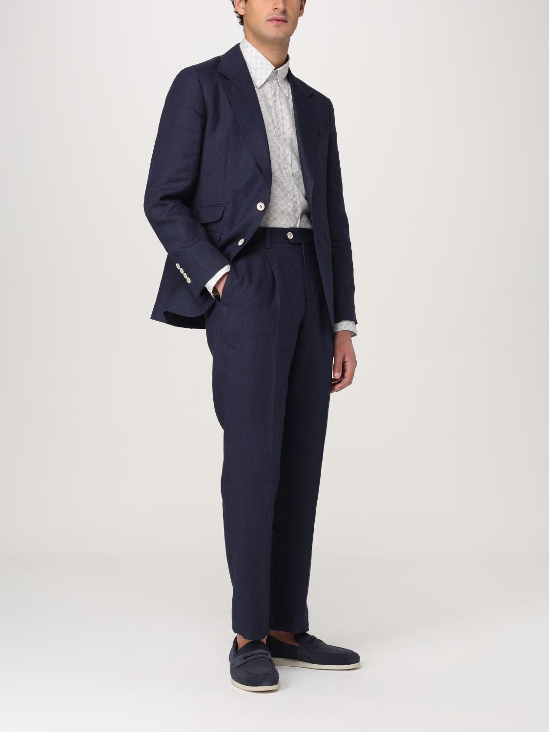 BRUNELLO CUCINELLI COSTUME: Costume homme Brunello Cucinelli, Bleu Marine - Img 2