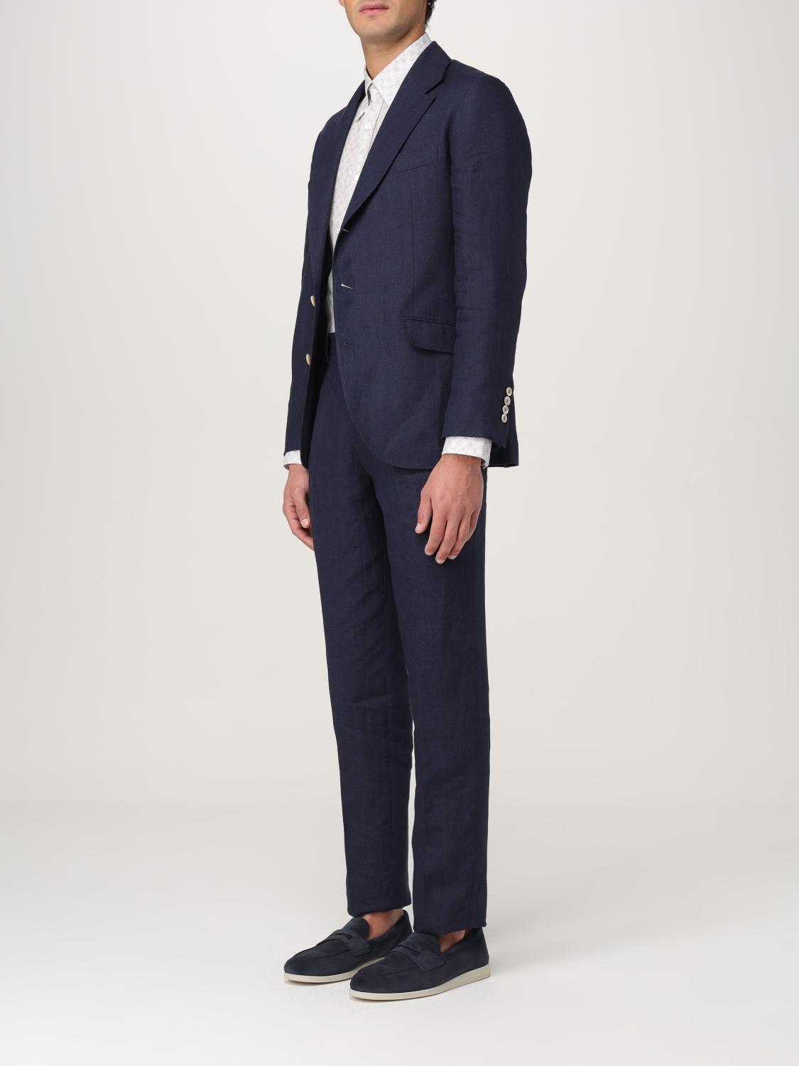 BRUNELLO CUCINELLI COSTUME: Costume homme Brunello Cucinelli, Bleu Marine - Img 4