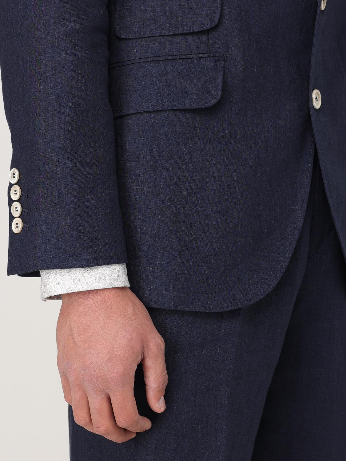 BRUNELLO CUCINELLI COSTUME: Costume homme Brunello Cucinelli, Bleu Marine - Img 5