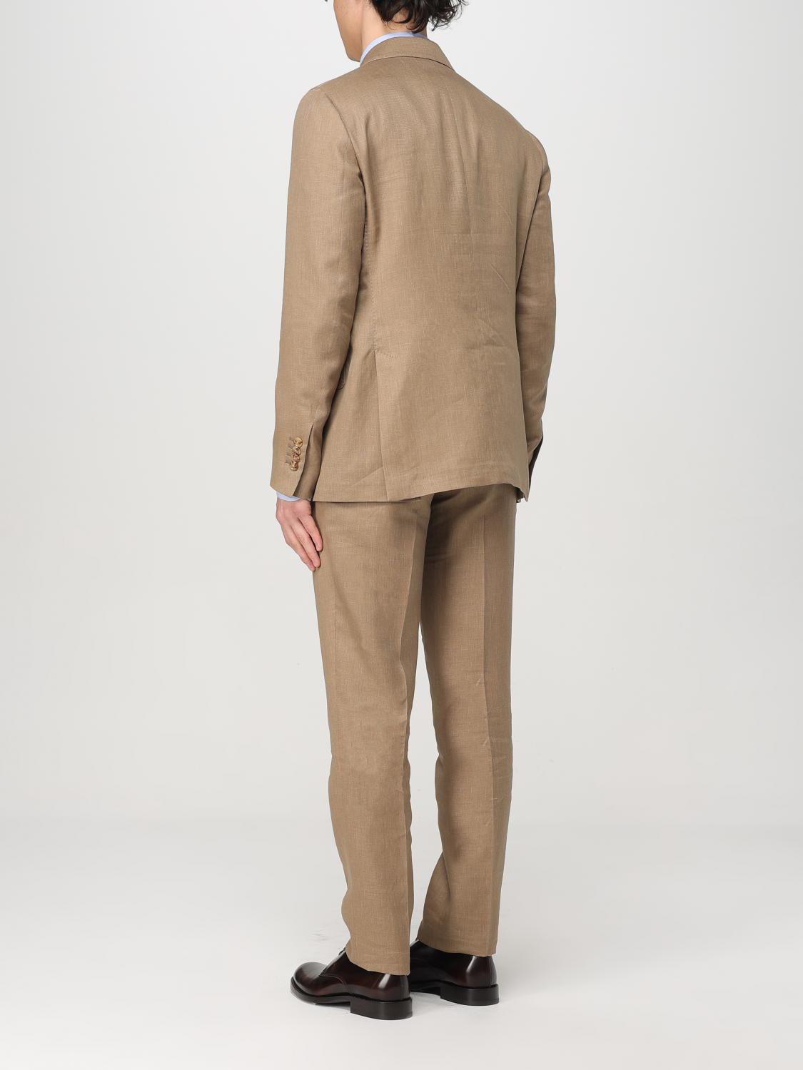 LARDINI SUIT: Suit men Lardini, Brown - Img 3