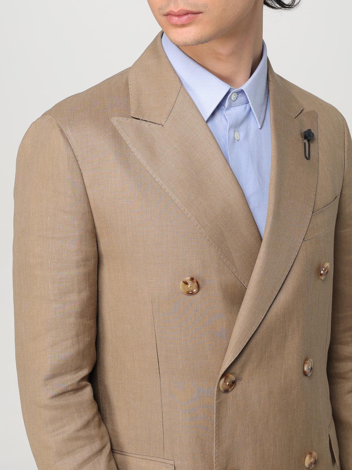 LARDINI SUIT: Suit men Lardini, Brown - Img 5