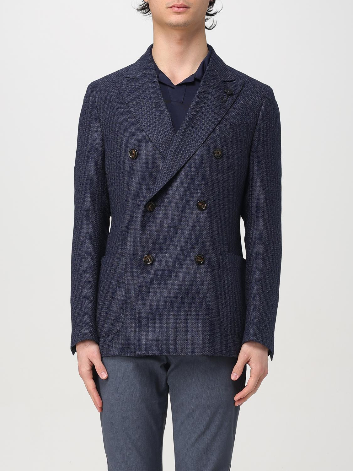 LARDINI BLAZER: Jacket men Lardini, Blue - Img 1