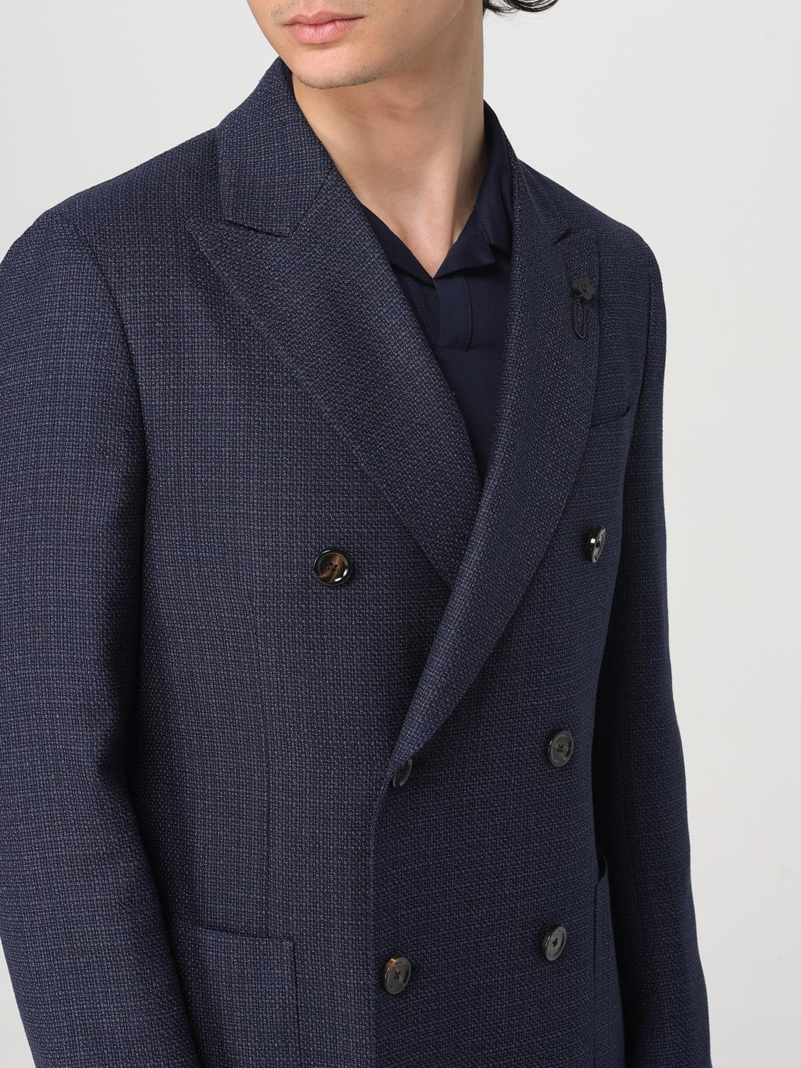 LARDINI BLAZER: Jacket men Lardini, Blue - Img 4