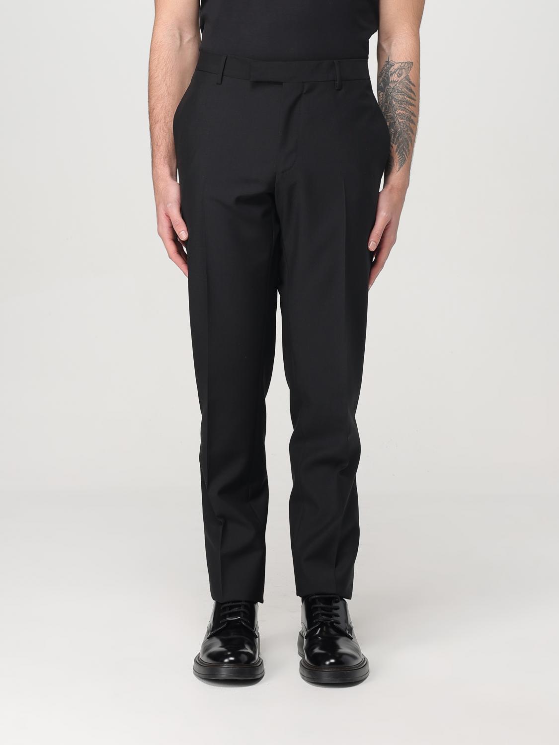 LARDINI 팬츠: 팬츠 남성 Lardini, 블랙 - Img 1