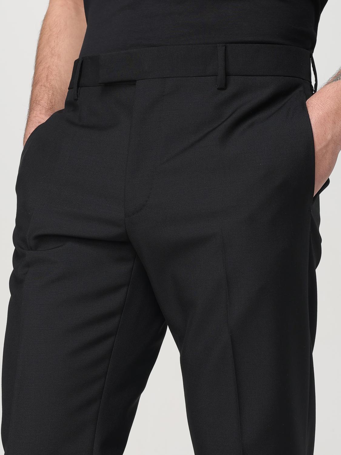 LARDINI 팬츠: 팬츠 남성 Lardini, 블랙 - Img 4