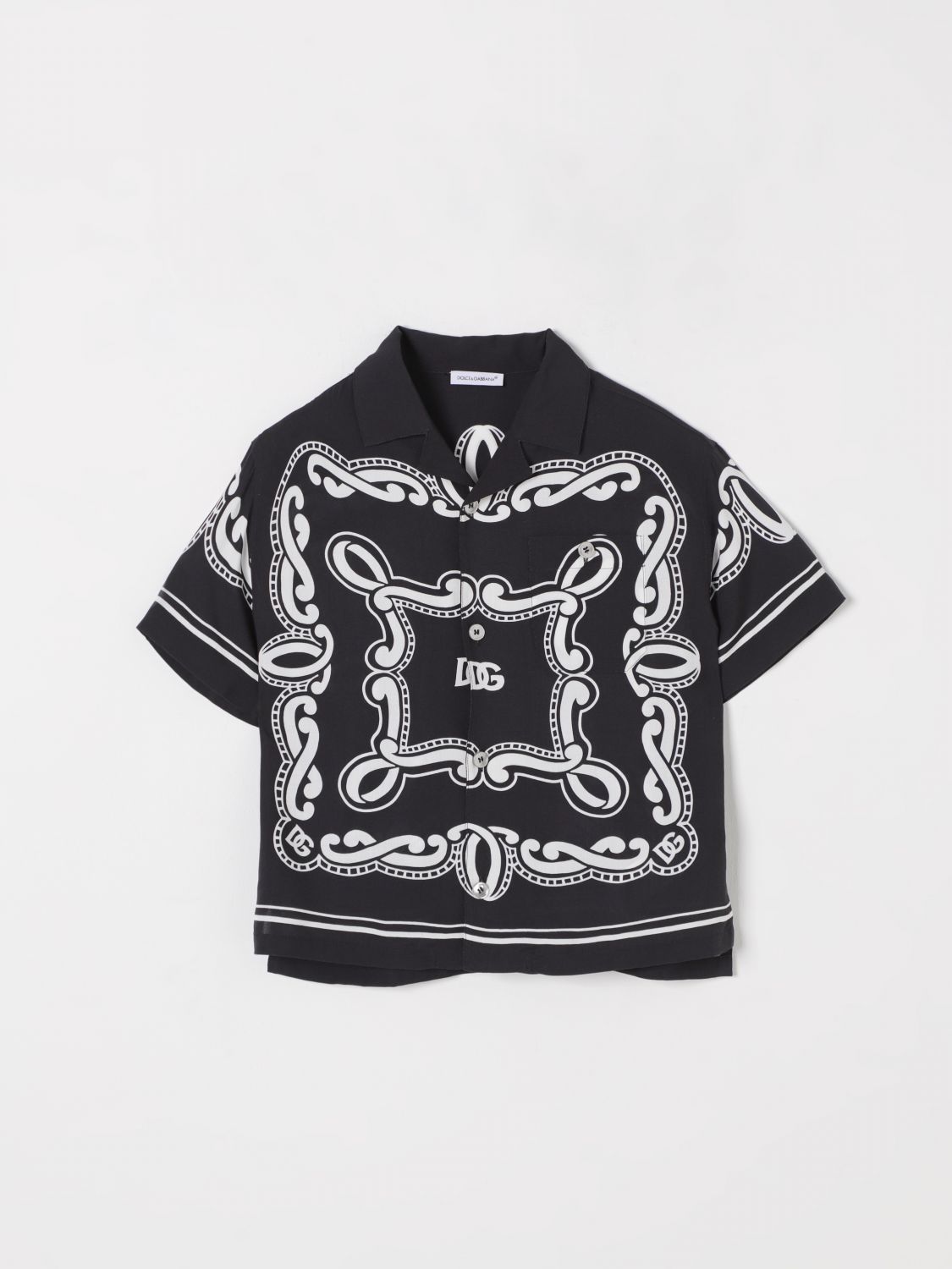 DOLCE & GABBANA SHIRT: Shirt kids Dolce & Gabbana, Black - Img 1