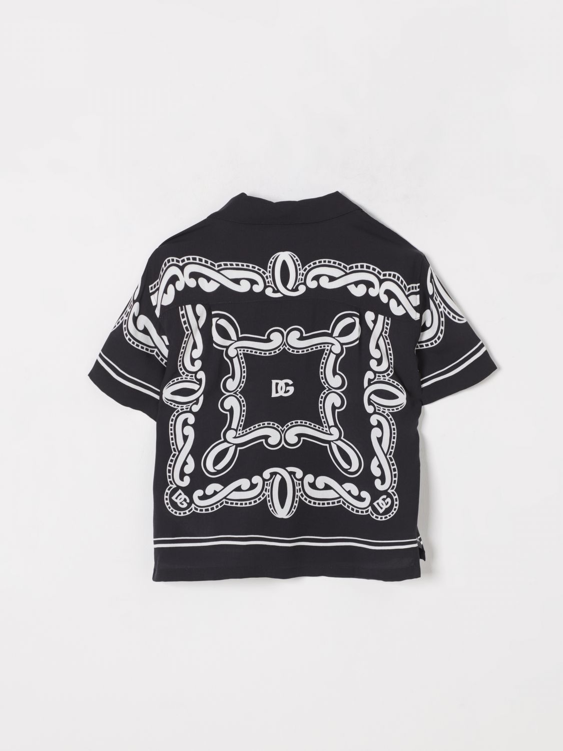 DOLCE & GABBANA SHIRT: Shirt kids Dolce & Gabbana, Black - Img 2