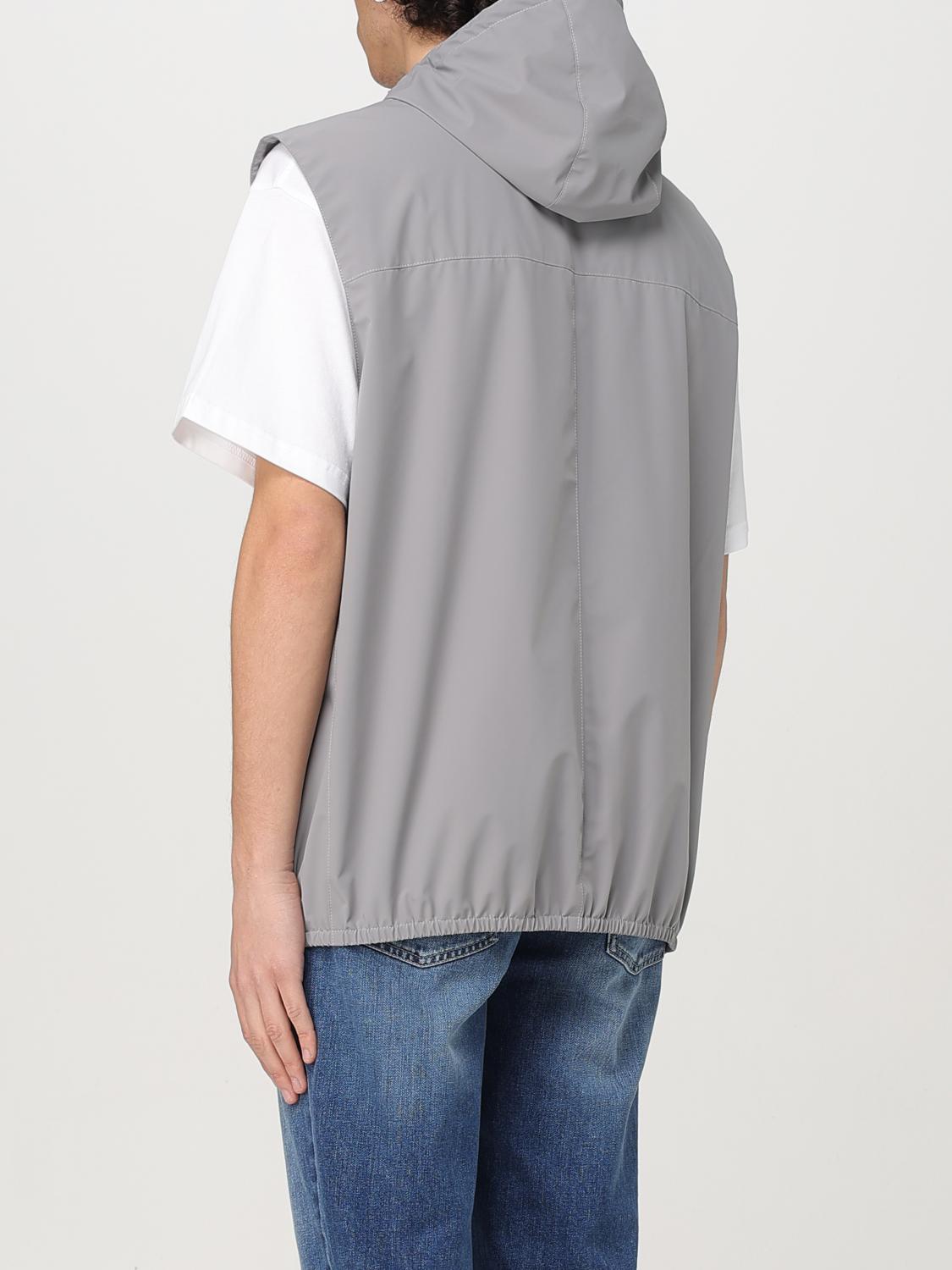 BRUNELLO CUCINELLI SUIT VEST: Nylon Vest Brunello Cucinelli, Grey - Img 3