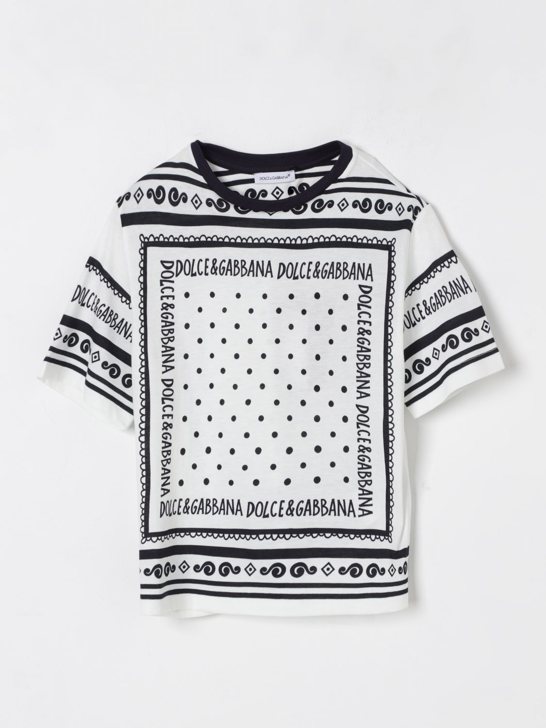 DOLCE & GABBANA T-SHIRT: T-shirt kids Dolce & Gabbana, Blue - Img 1