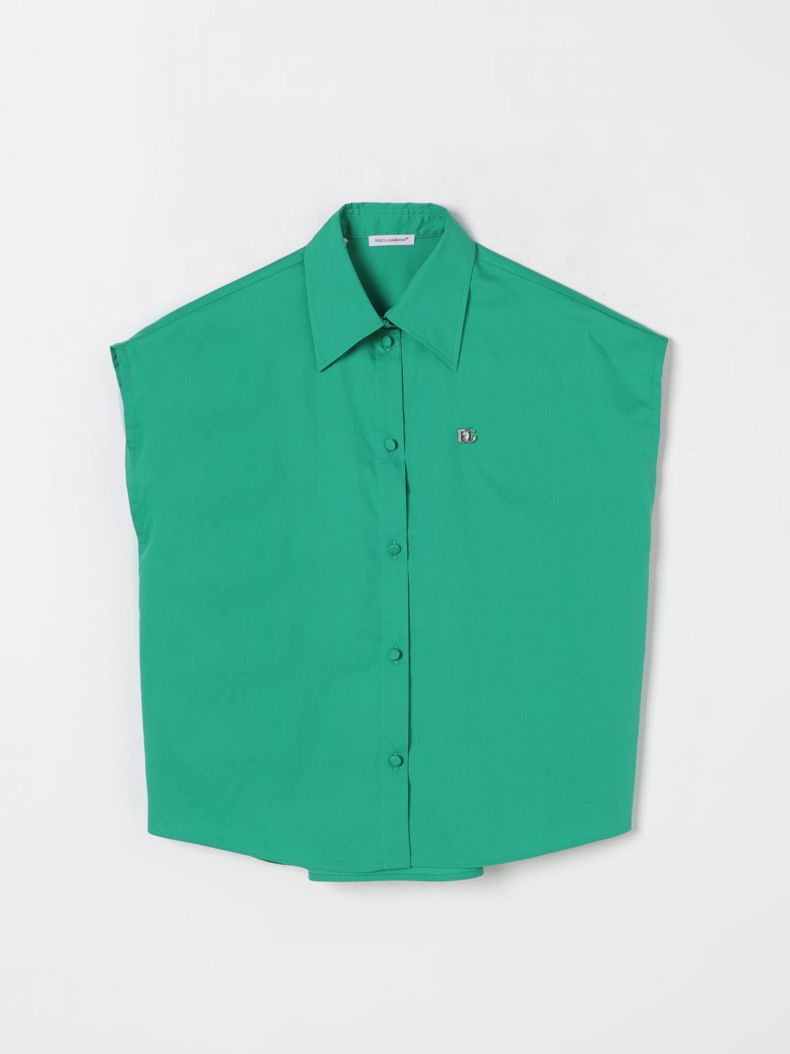 DOLCE & GABBANA CAMISA: Camisa niños Dolce & Gabbana, Verde - Img 1