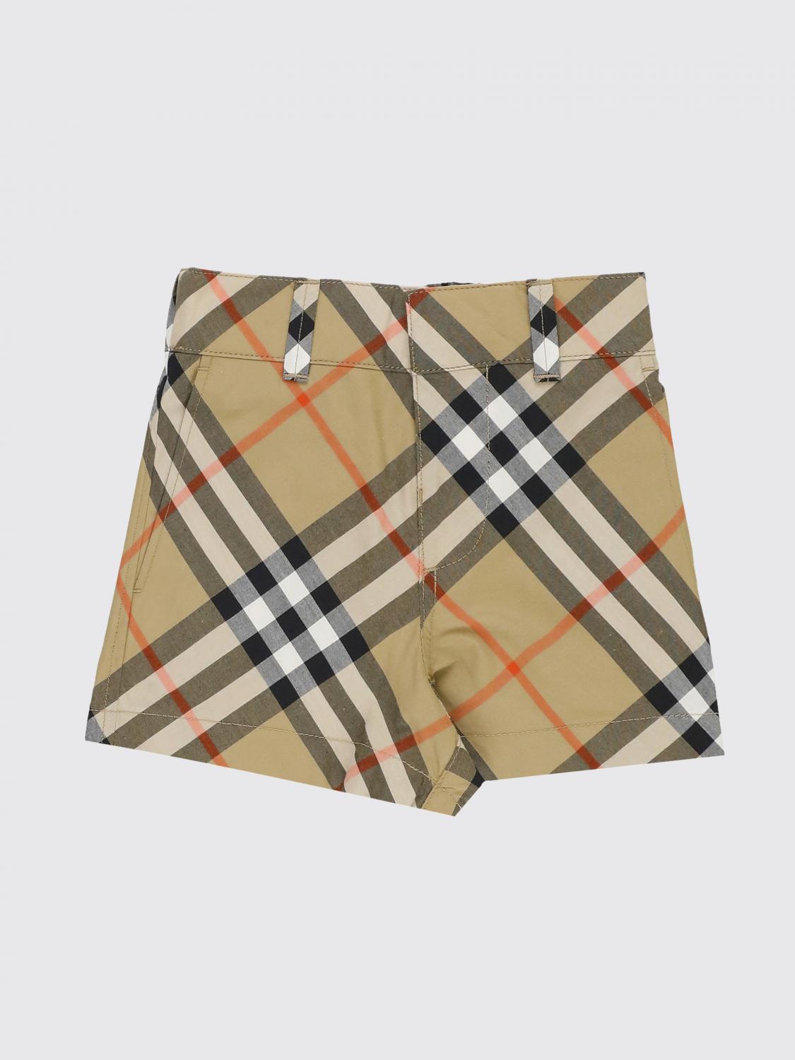 BURBERRY SHORT: Short enfant Burberry, Beige - Img 1