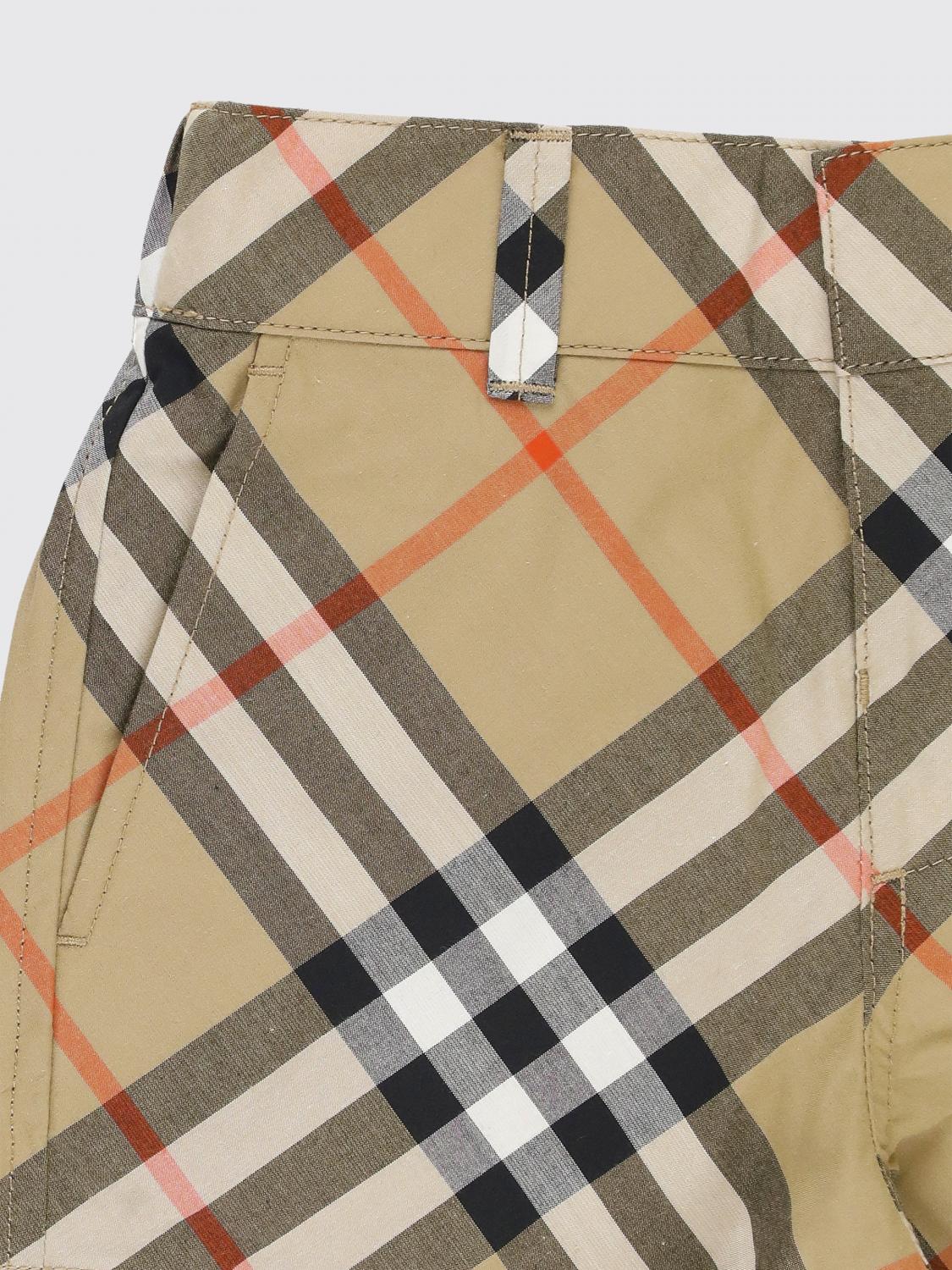 BURBERRY SHORT: Short enfant Burberry, Beige - Img 3