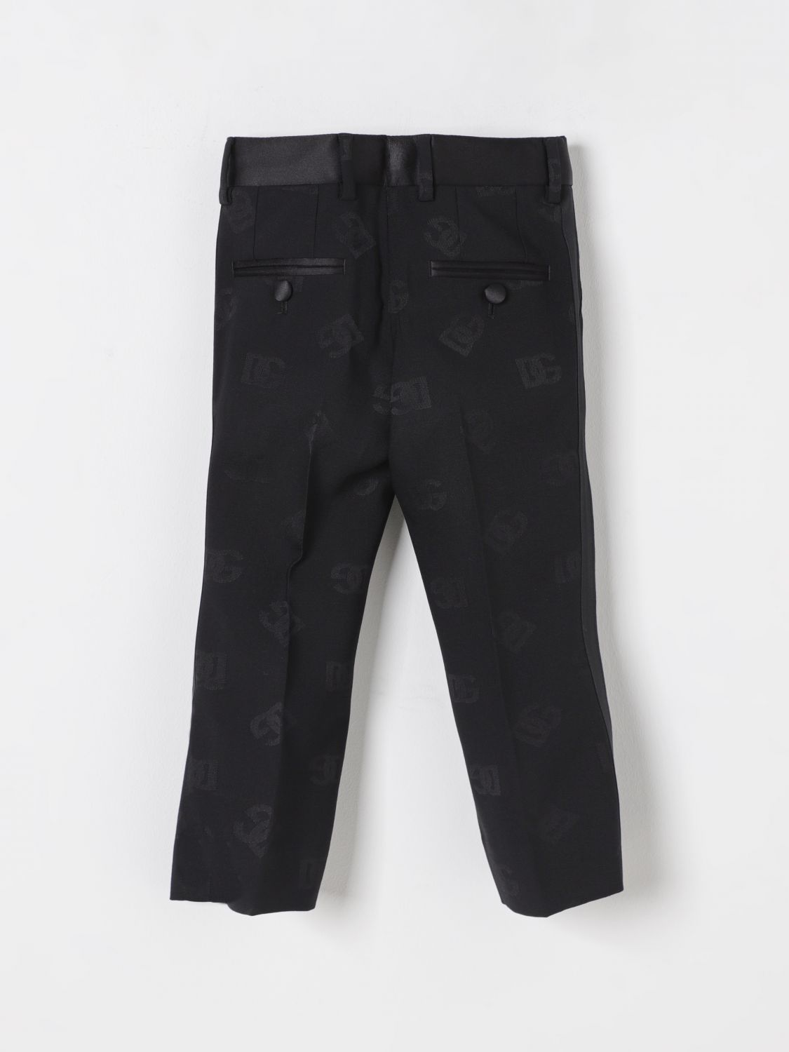 DOLCE & GABBANA PANTS: Pants kids Dolce & Gabbana, Black - Img 2