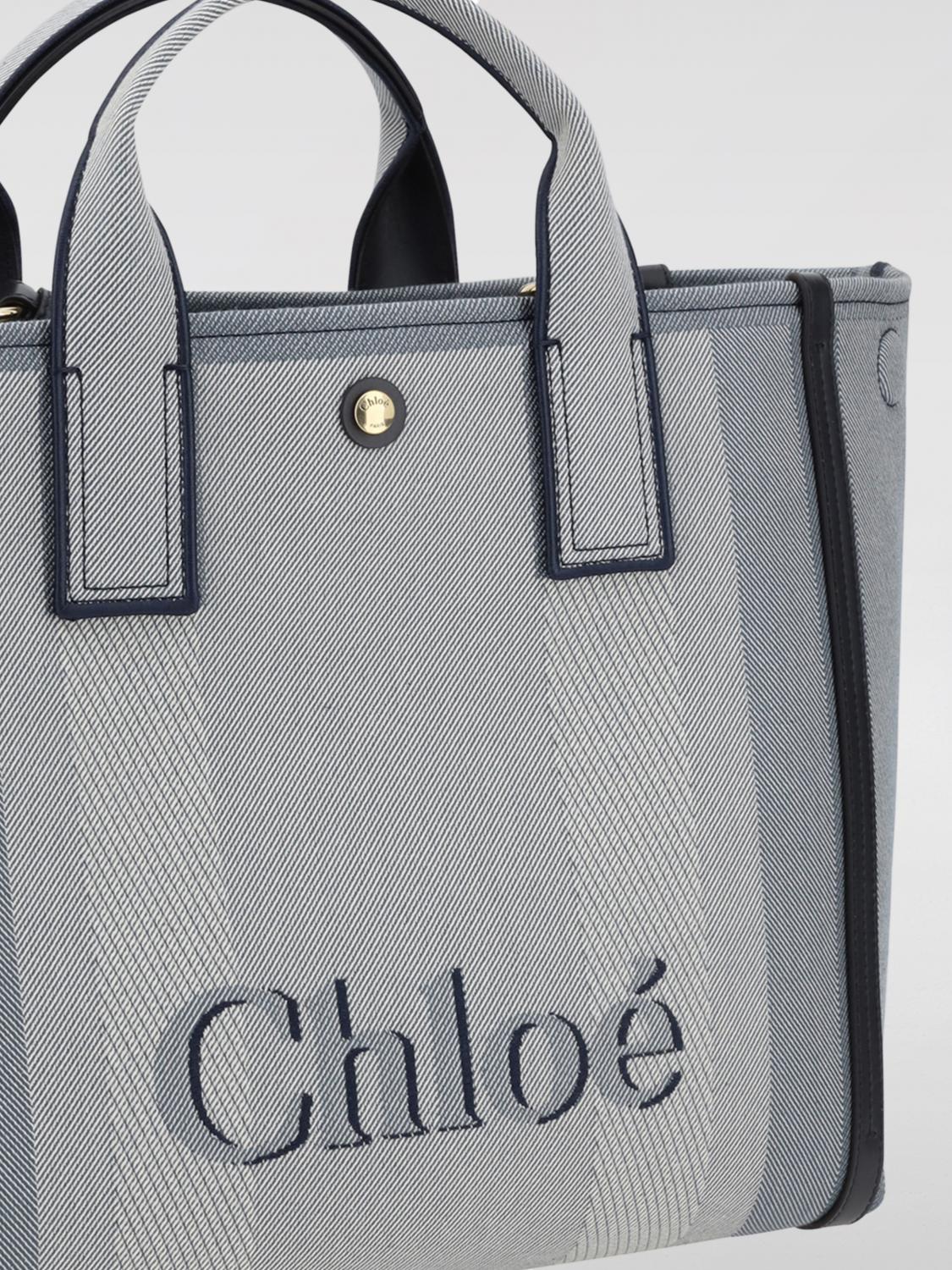 CHLOÉ BOLSO DE MANO: Bolso de mano mujer ChloÉ, Azul Oscuro - Img 3