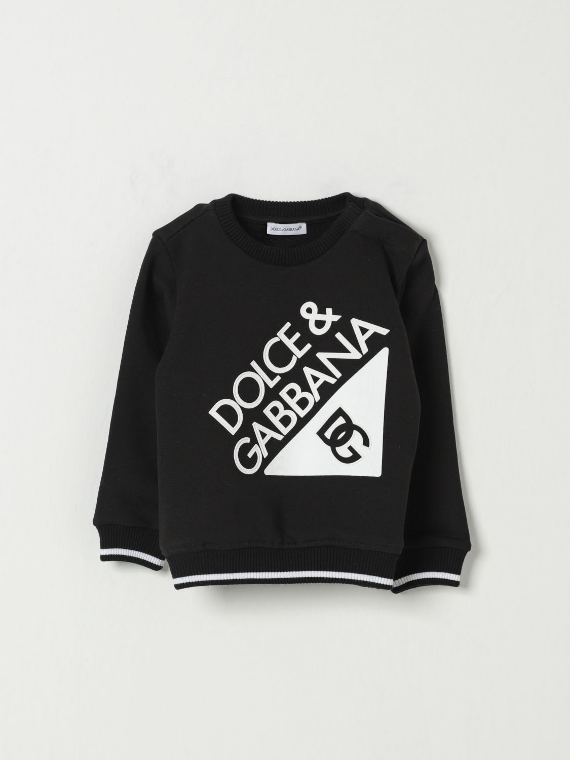 DOLCE & GABBANA SWEATER: Sweater kids Dolce & Gabbana, Black - Img 1