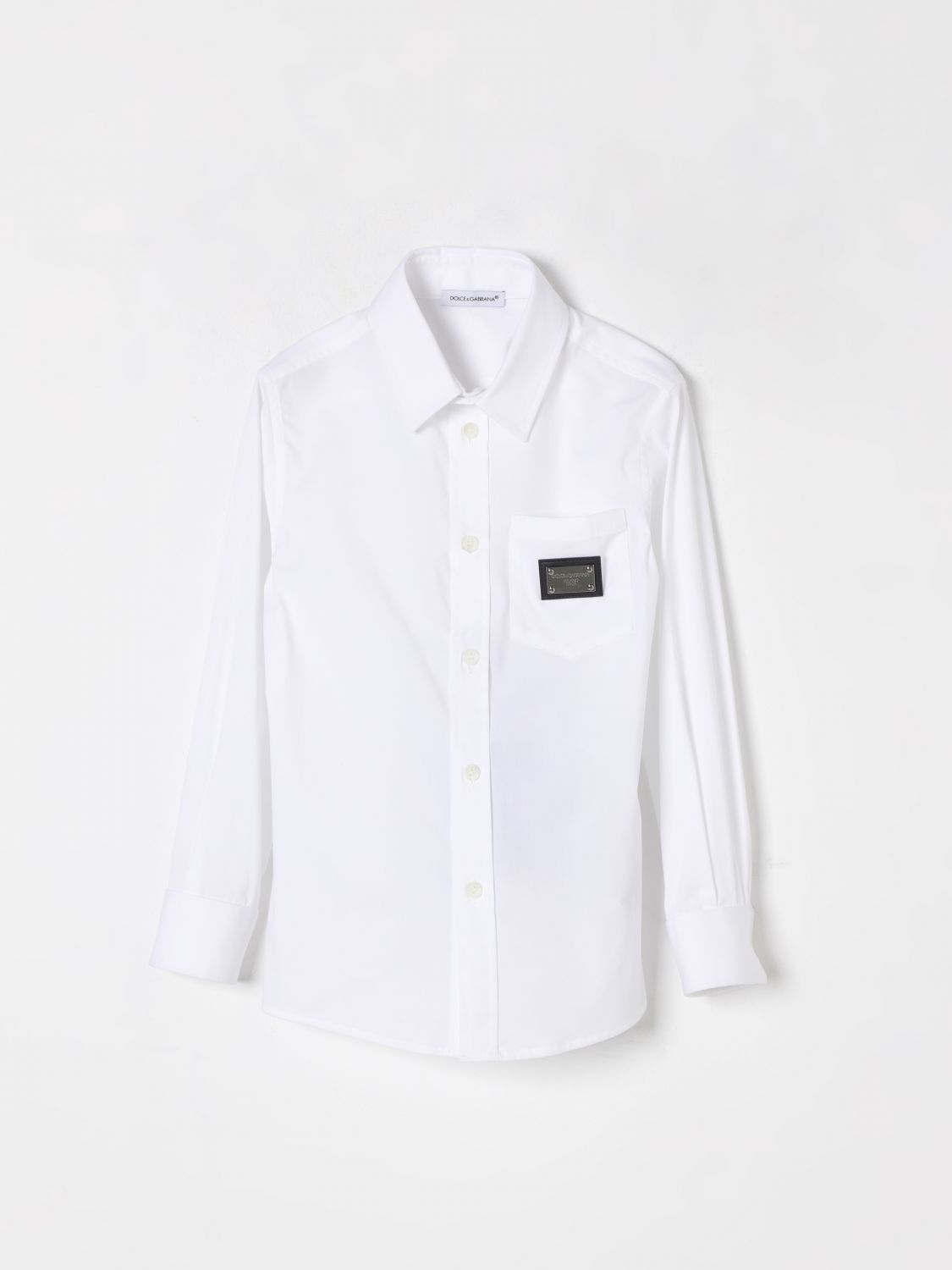 DOLCE & GABBANA SHIRT: Shirt kids Dolce & Gabbana, White - Img 1