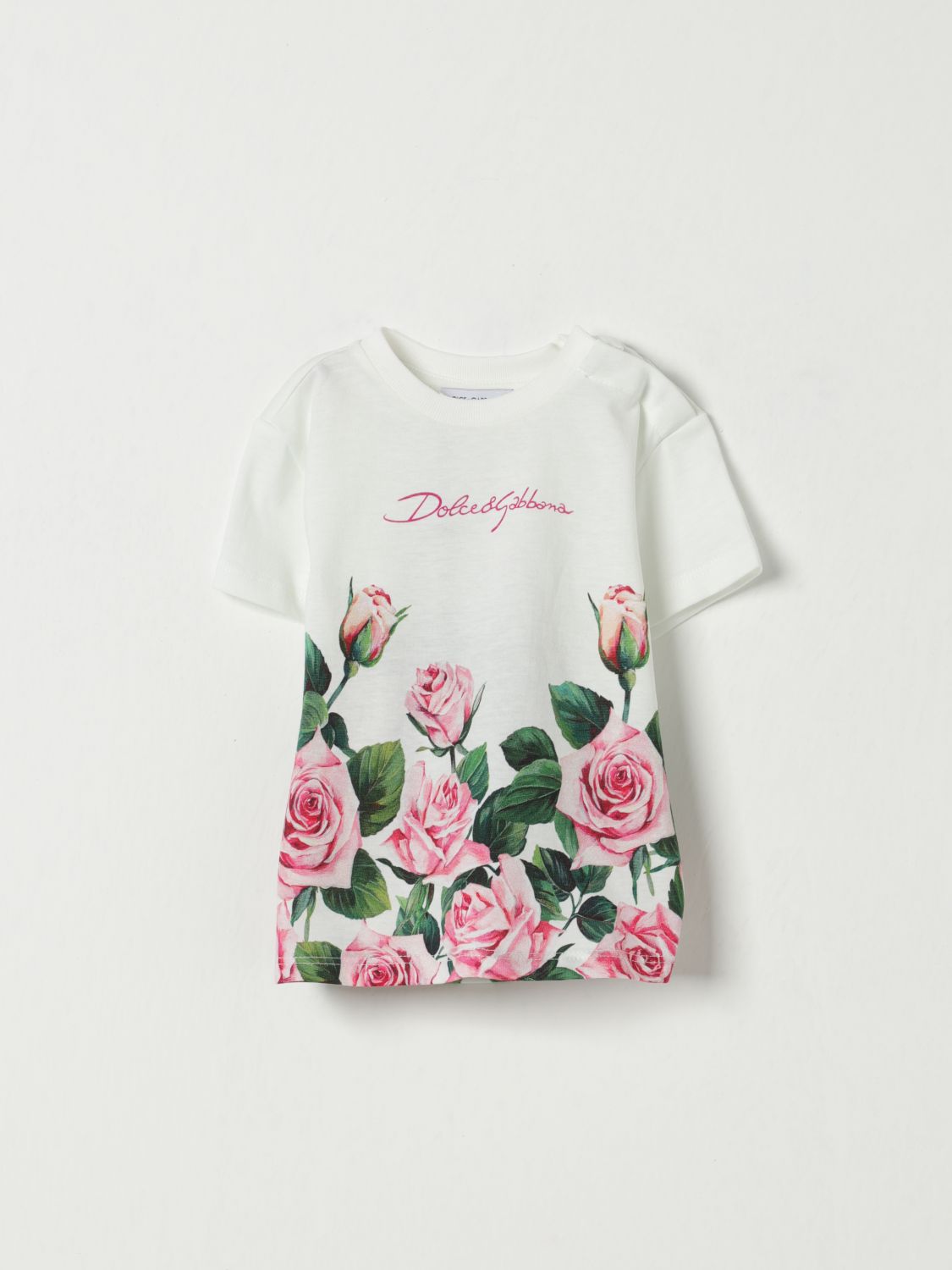 DOLCE & GABBANA T-SHIRT: T-shirt kids Dolce & Gabbana, Pink - Img 1