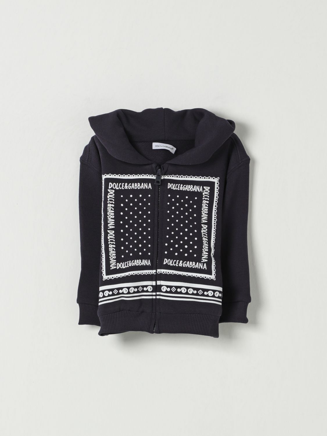 DOLCE & GABBANA SWEATER: Sweater kids Dolce & Gabbana, Blue - Img 1