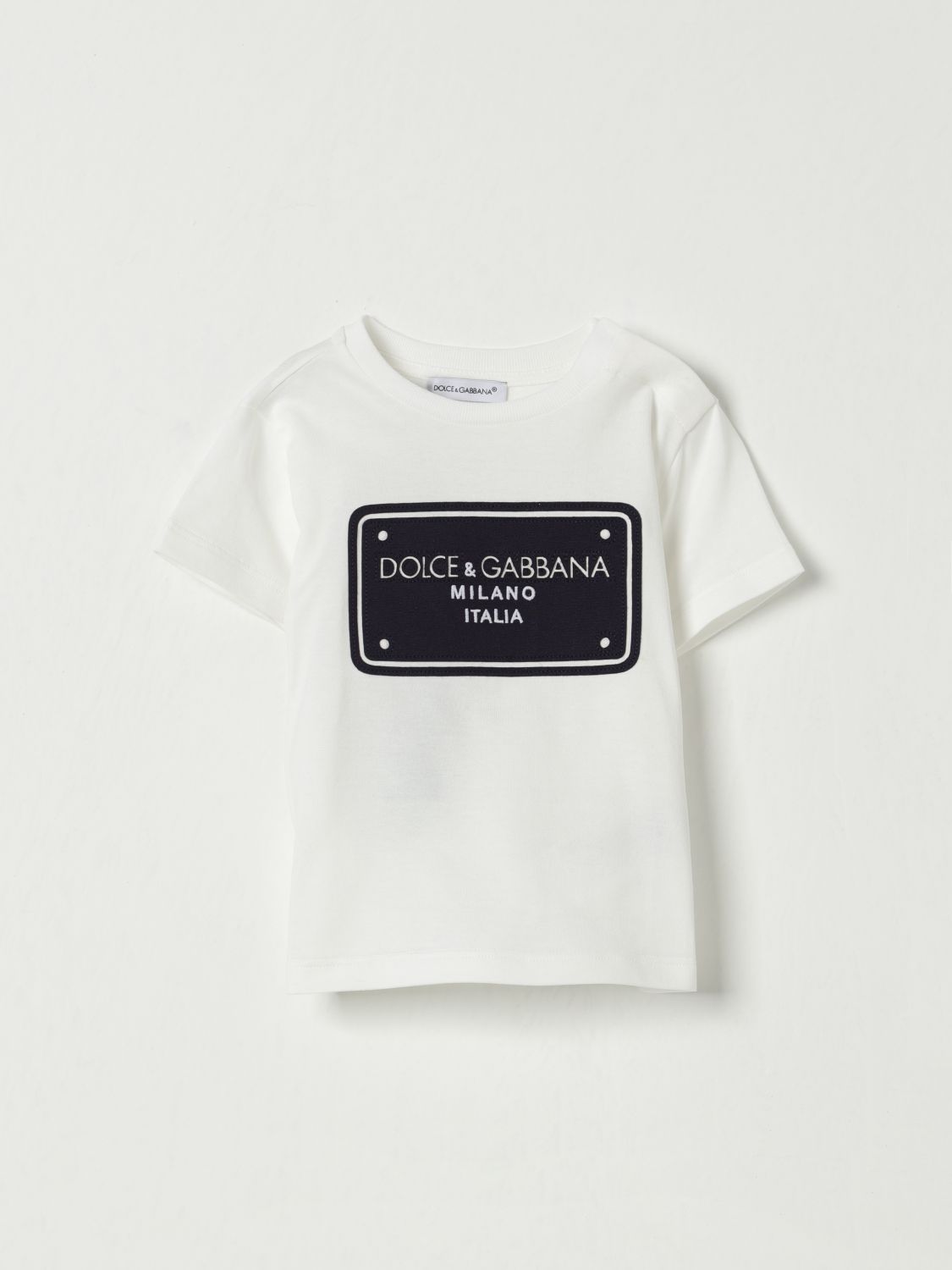 DOLCE & GABBANA T-SHIRT: T-shirt kids Dolce & Gabbana, White - Img 1