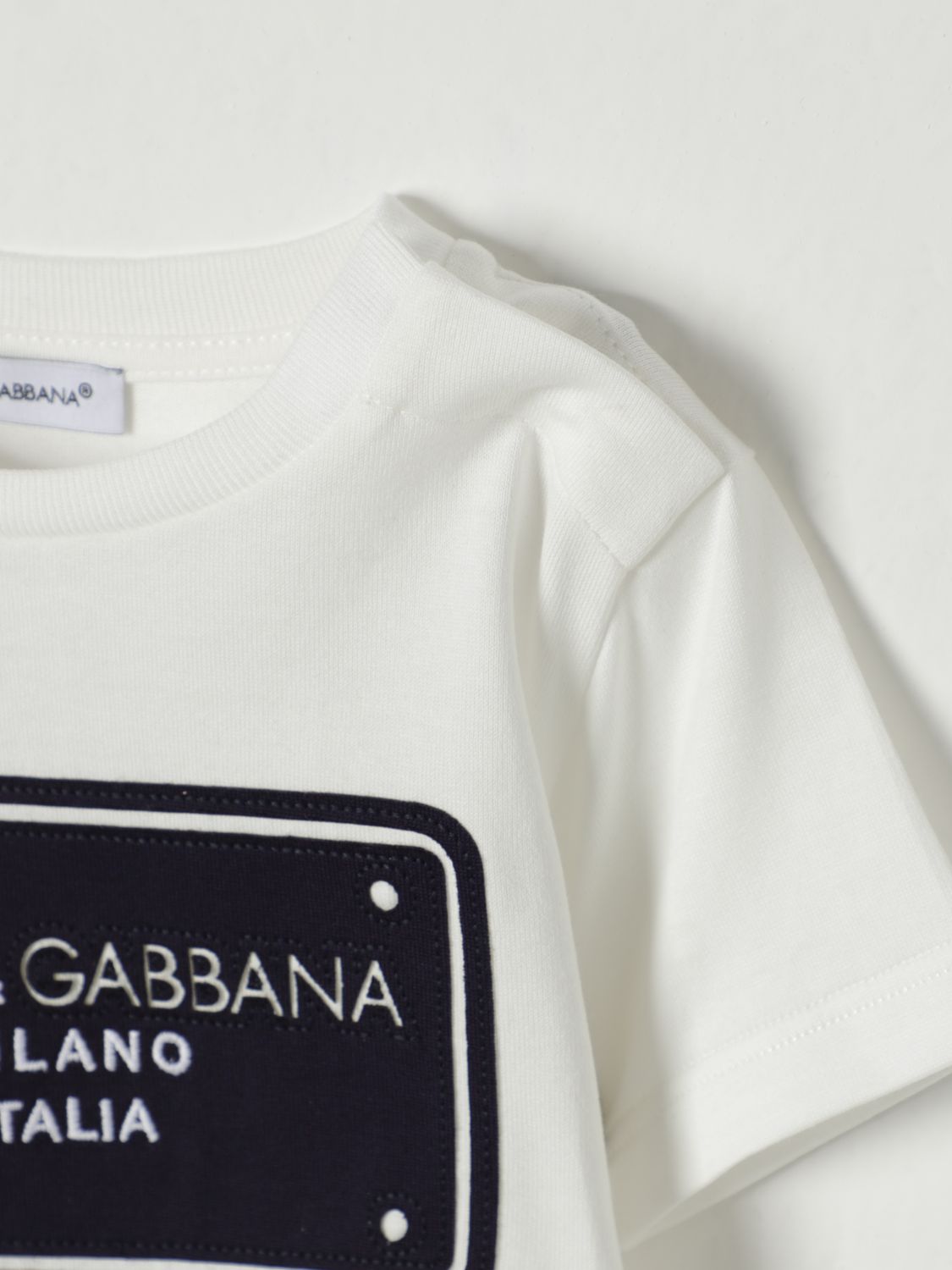 DOLCE & GABBANA T-SHIRT: T-shirt kids Dolce & Gabbana, White - Img 3