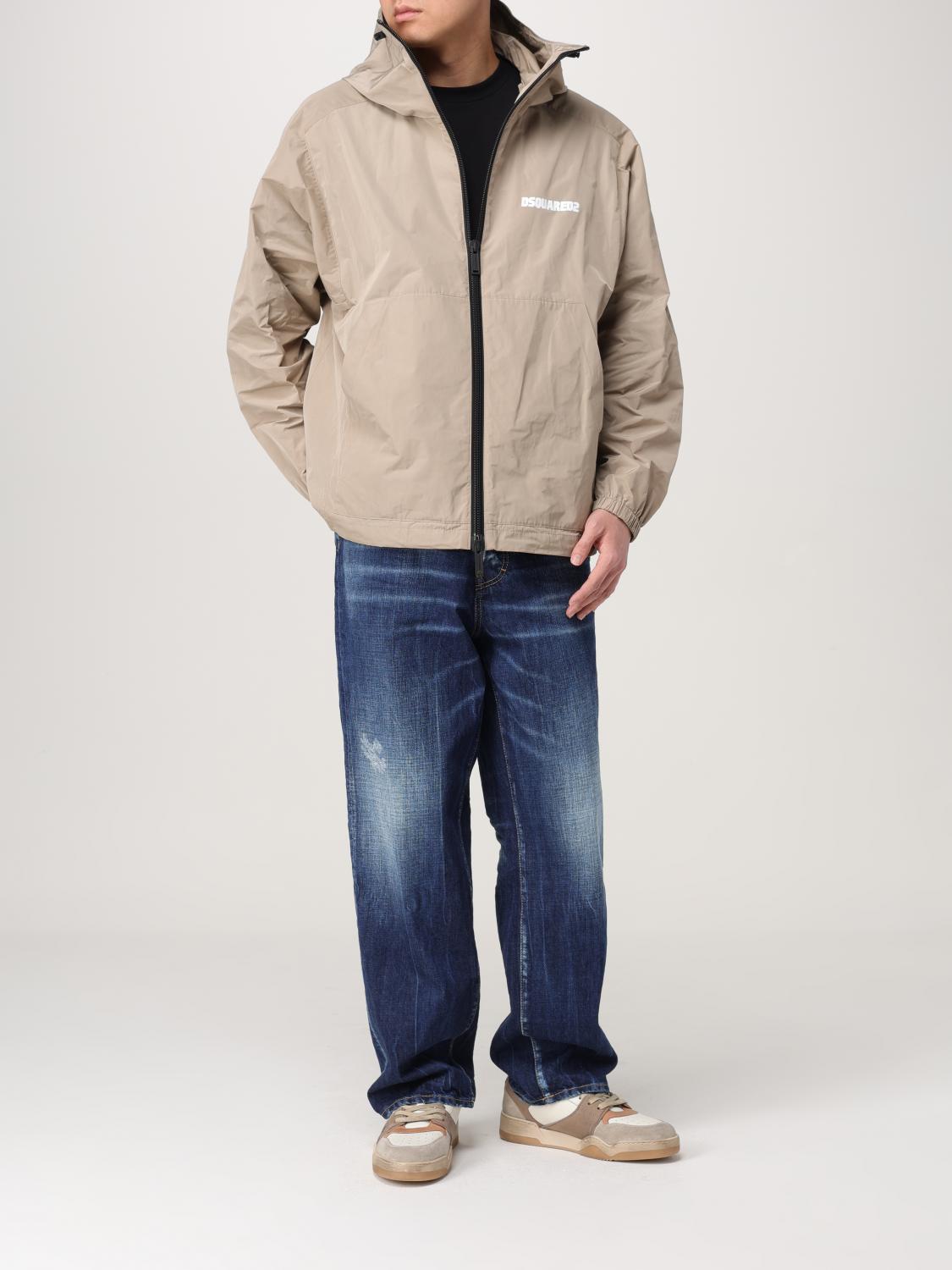Dsquared2 Coat men - Beige | S74AM1573S53353 | GIGLIO.COM