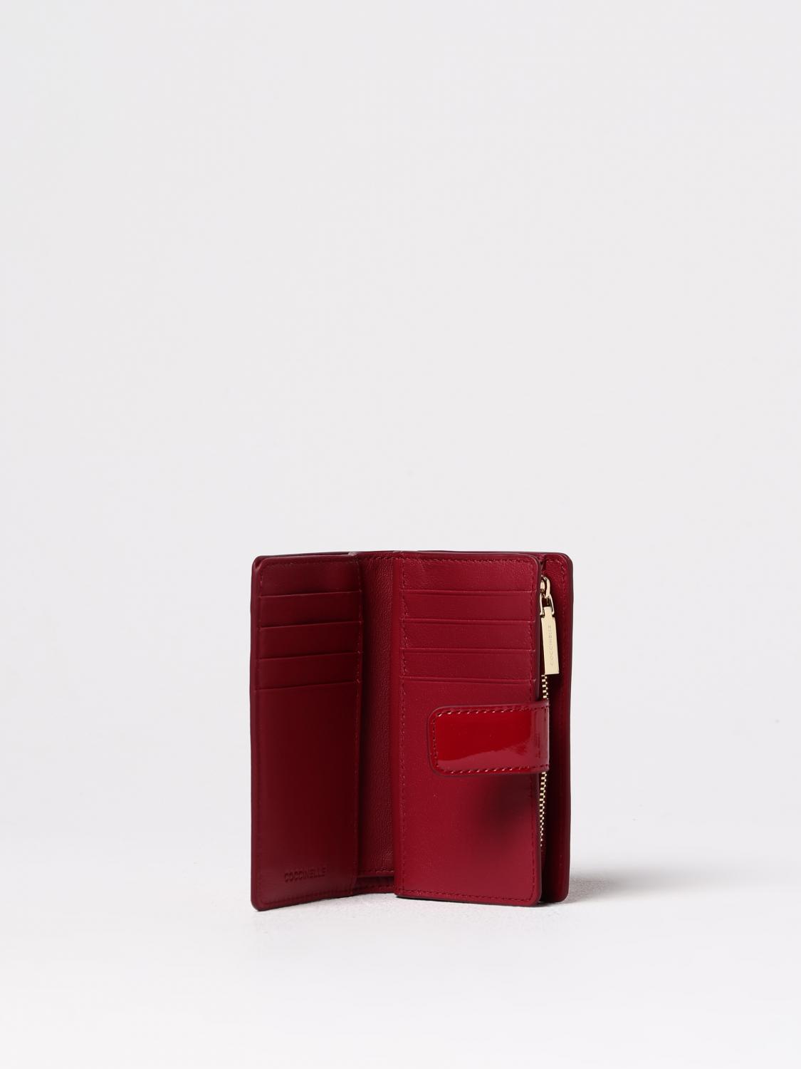 COCCINELLE WALLET: Wallet woman Coccinelle, Wine - Img 2