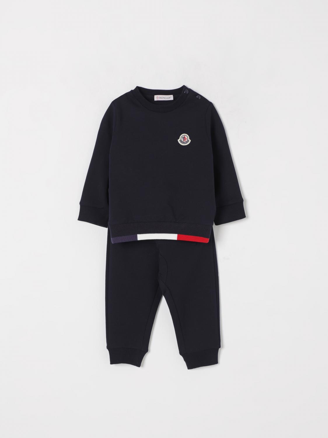 MONCLER ENSEMBLE: Robe enfant Moncler, Bleu 1 - Img 1