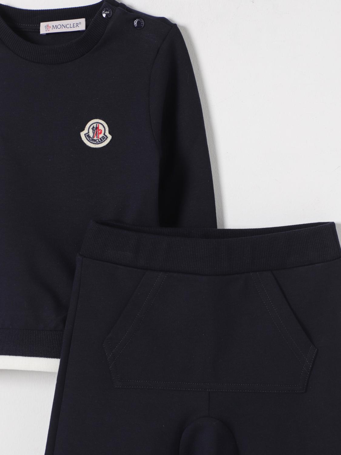 MONCLER ENSEMBLE: Robe enfant Moncler, Bleu 1 - Img 3
