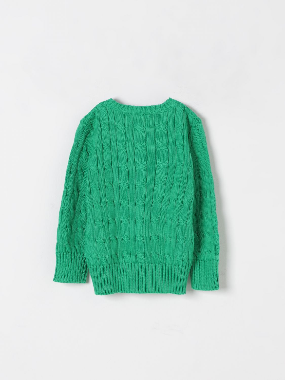 POLO RALPH LAUREN SWEATER: Sweater kids Polo Ralph Lauren, Green - Img 2