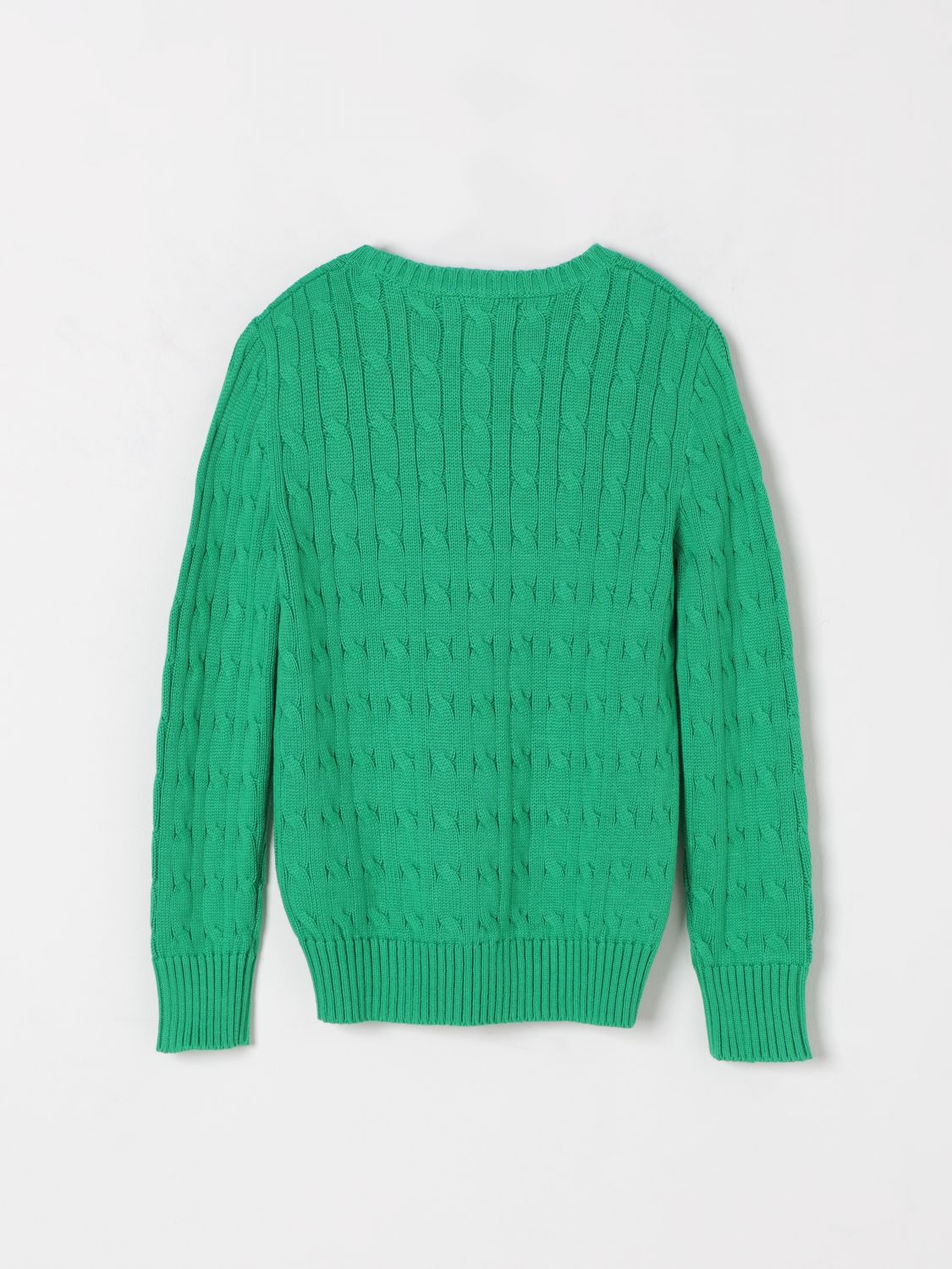 POLO RALPH LAUREN SWEATER: Sweater kids Polo Ralph Lauren, Green - Img 2