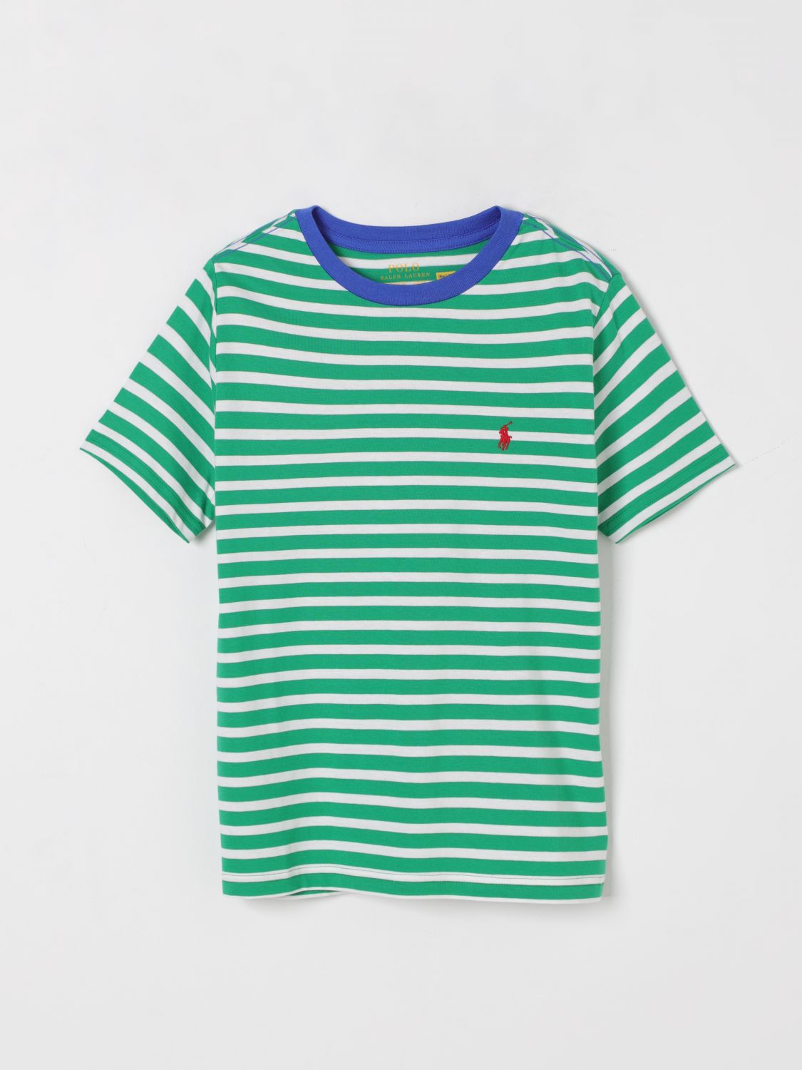 POLO RALPH LAUREN T-SHIRT: T-shirt kids Polo Ralph Lauren, White - Img 1