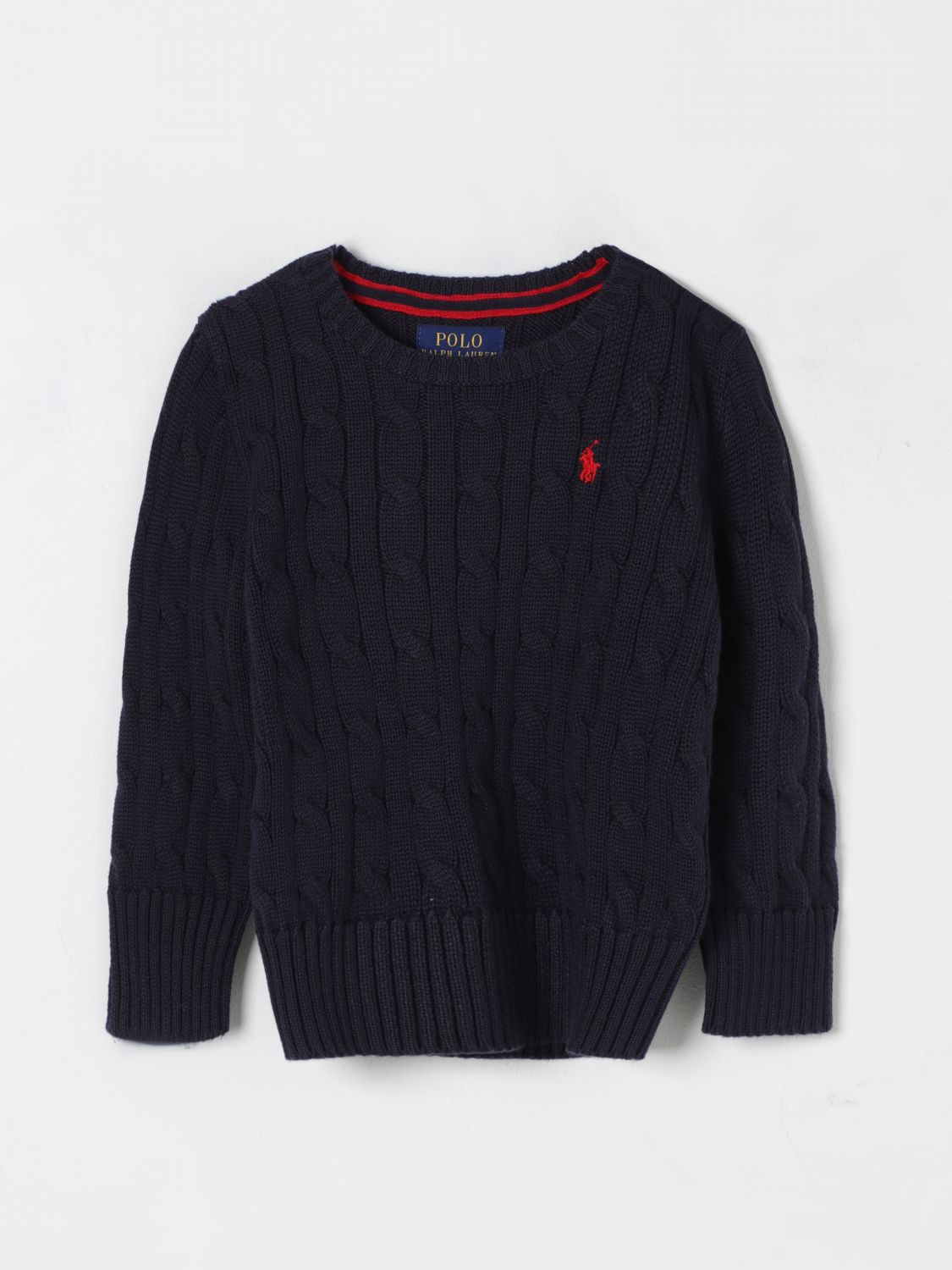 POLO RALPH LAUREN 毛衣: 毛衣 儿童 Polo Ralph Lauren, 蓝色 - Img 1