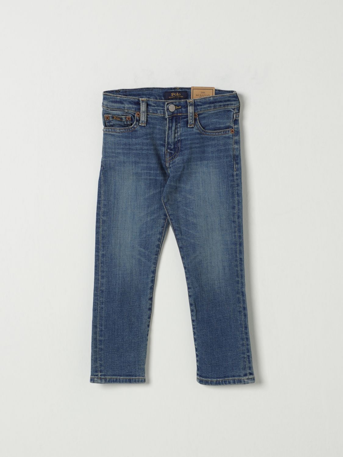 POLO RALPH LAUREN JEANS: Jeans kids Polo Ralph Lauren, Denim - Img 1