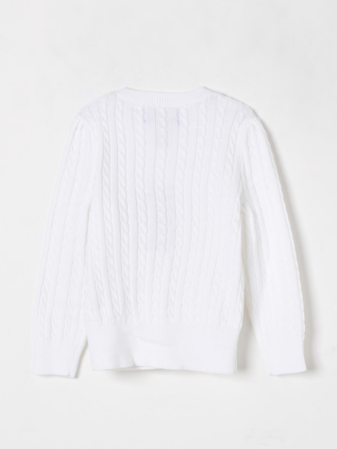 POLO RALPH LAUREN SWEATER: Sweater kids Polo Ralph Lauren, White - Img 2