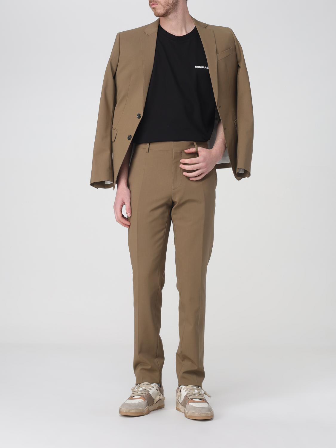DSQUARED2 КЛАССИЧЕСКИЙ КОСТЮМ: Классический костюм Мужское Dsquared2, Табачный - Img 2