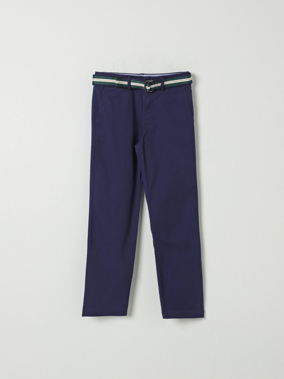 POLO RALPH LAUREN PANTS: Pants kids Polo Ralph Lauren, Blue - Img 1