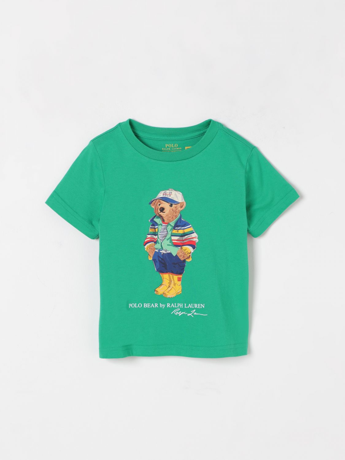 POLO RALPH LAUREN T-SHIRT: T-shirt kids Polo Ralph Lauren, Multicolor - Img 1