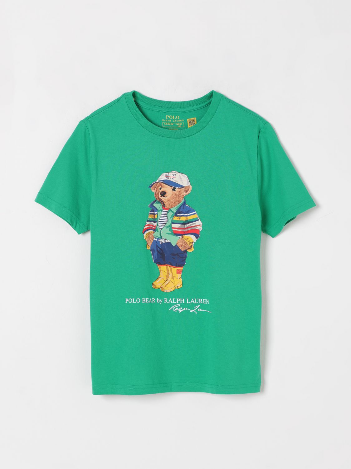 POLO RALPH LAUREN T-SHIRT: T-shirt kids Polo Ralph Lauren, Multicolor - Img 1