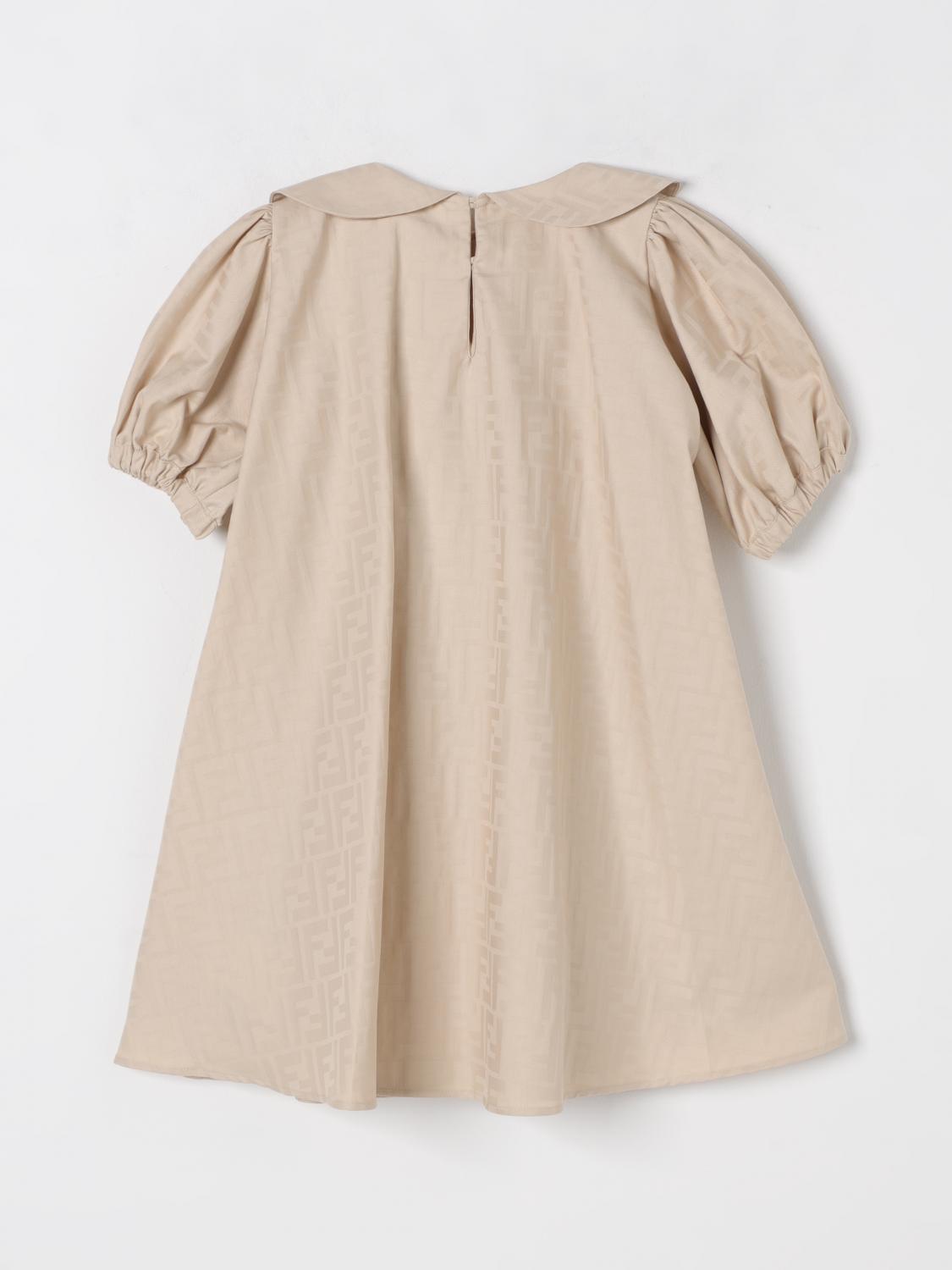 FENDI VESTIDO: Vestido niños Fendi, Beige - Img 2