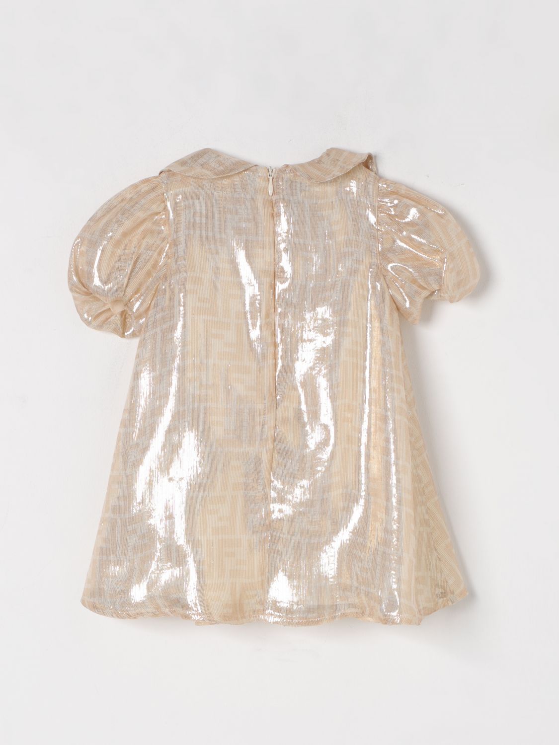 FENDI ROMPER: Romper kids Fendi, Beige - Img 2