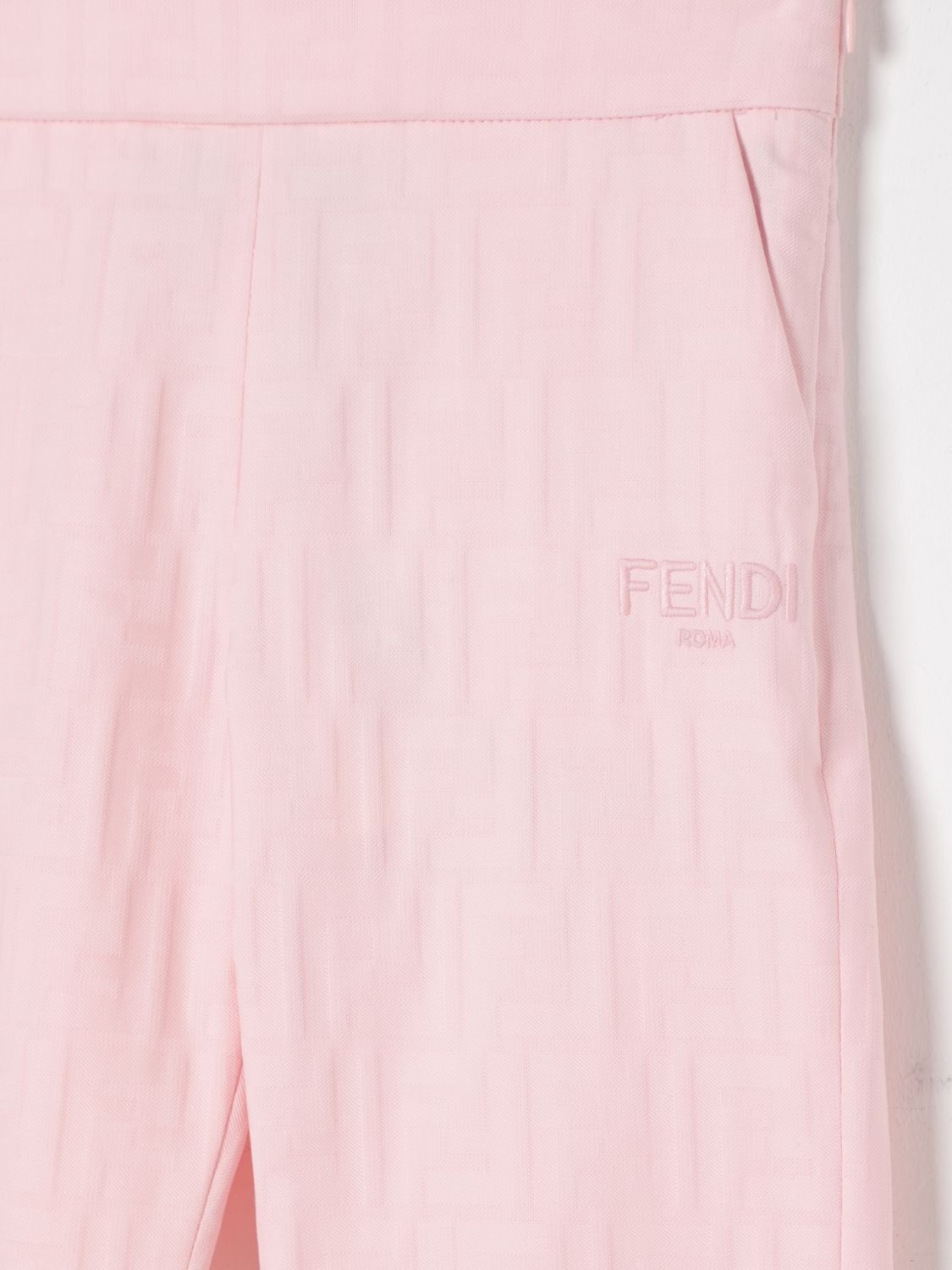 FENDI PANTALÓN: Pantalón niños Fendi, Rosa - Img 3