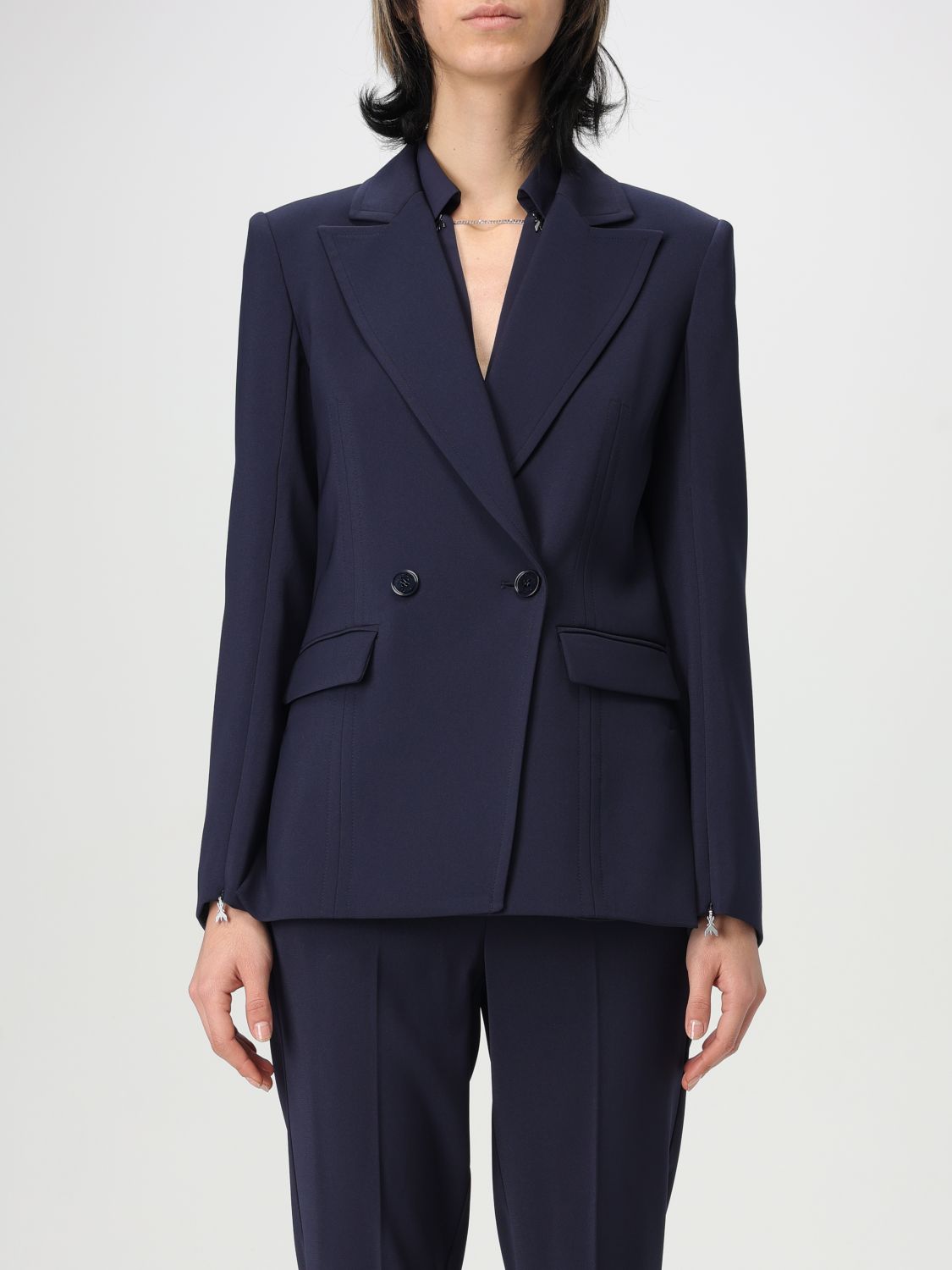 PATRIZIA PEPE JACKET: Jacket woman Patrizia Pepe, Navy - Img 1