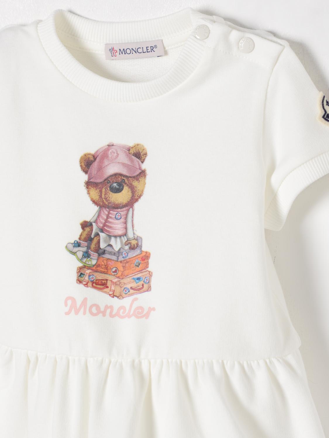 MONCLER ROMPER: Romper kids Moncler, White - Img 3