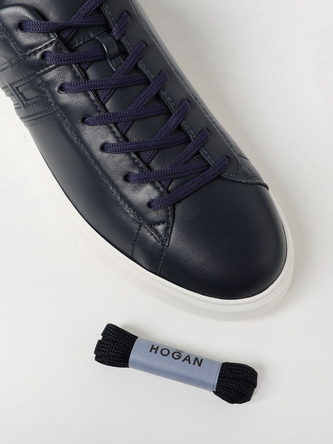 HOGAN SNEAKERS: Sneakers H580 Hogan in pelle , Blue - Img 4