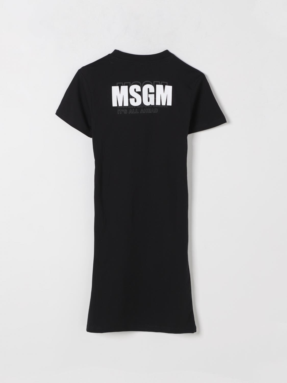 MSGM KIDS 连衣裙: 连衣裙 儿童 MSGM Kids, 黑色 - Img 2